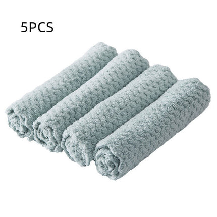 Kitchen Dishcloth Degreasing Water Uptake Not Shedding Hair