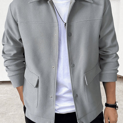 Men's  Button - Up Design Casual Jacket