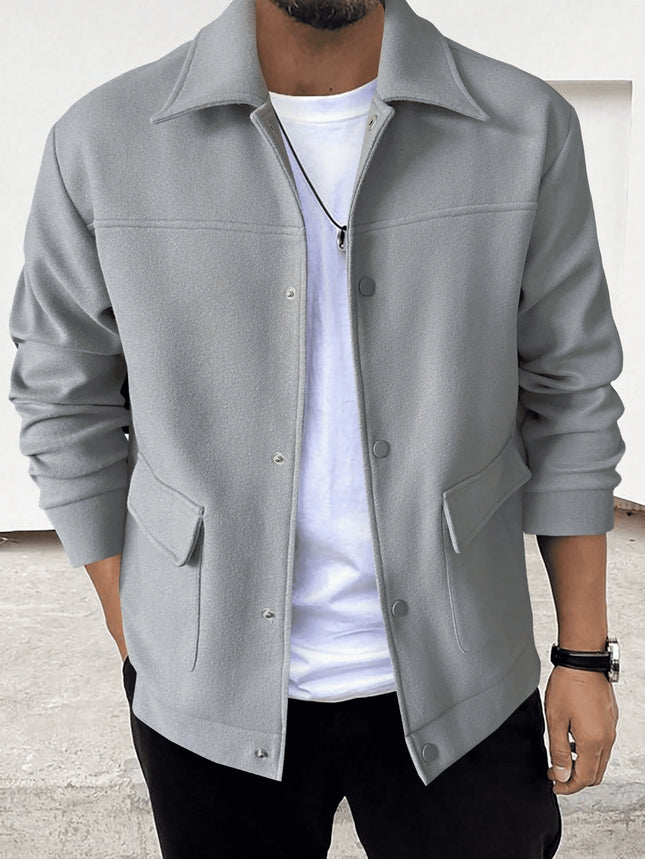 Men's  Button - Up Design Casual Jacket