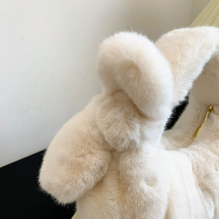 Bow Ruffled Cloud Plush Bag