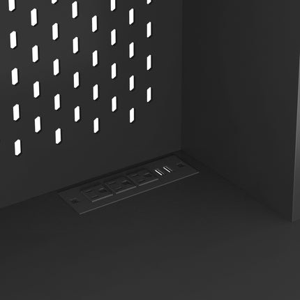 Freestanding Kitchen Pantry Cabinet Cupboard With 6 Doors,3 Shelves And 2 Drawer,Versatile Wardrobe & Kitchen Cabinet,Craft Storage Cabinet,Laundry Room Storage For Kitchen Black