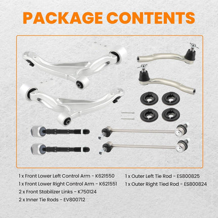 8 PC Front Suspension Kit For Pilot 2009-2015