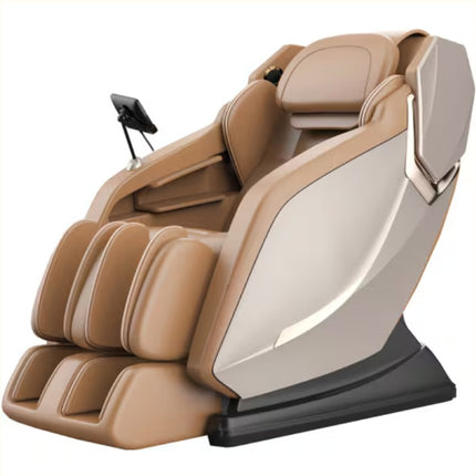 Full Body Zero Gravity Shiatsu Massage Chair SL-Track Recliner With Airbag Speaker LCD Screen Remote Control Voice Control BackLeg Heat