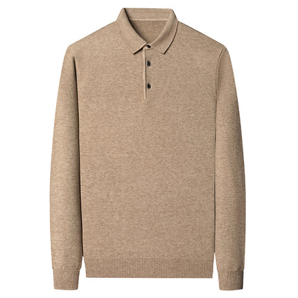 Winter Wool Lapel Long Sleeve Men