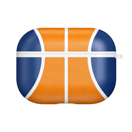 Compatible with Apple, Compatible with Apple , Applicable To Apple Airpods Pro Protective Sleeve NBA Basketball Headset Protective Shell Handmade Leather Anti-fall Protection