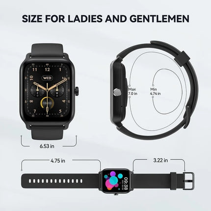 Smart Watch For Men,Alexa Built-in,Fitness Tracker With Heart Rate Sleep SpO2 Monitor,100 Sport Mode,5ATM Waterproof,Activity Trackers And Smartwatches For IOS And Android Phones