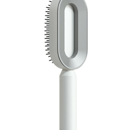 Self Cleaning Hair Brush For Women One-key Cleaning Hair Loss Airbag Massage Scalp Comb Anti-Static Hairbrush - Novah