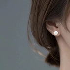 Small Rose Stud Earrings