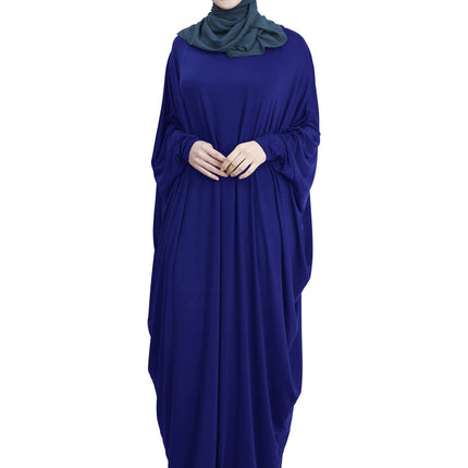 Arab Muslim Casual Clothing Multi-color Bat Sleeve Robe